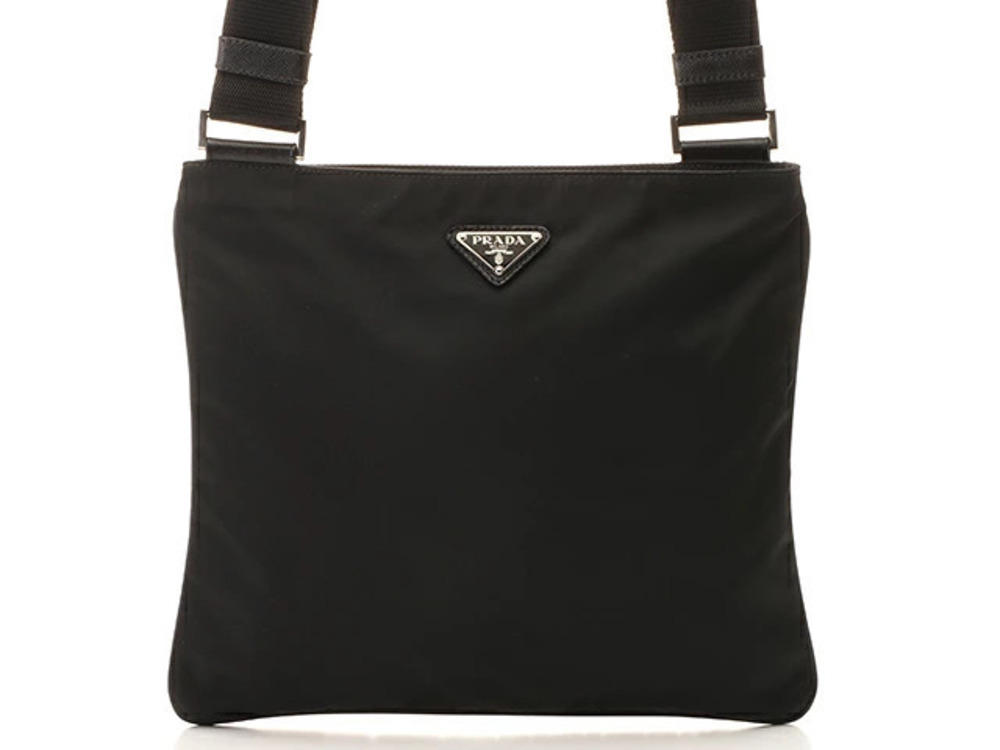 Prada Tessuto shoulder bag black